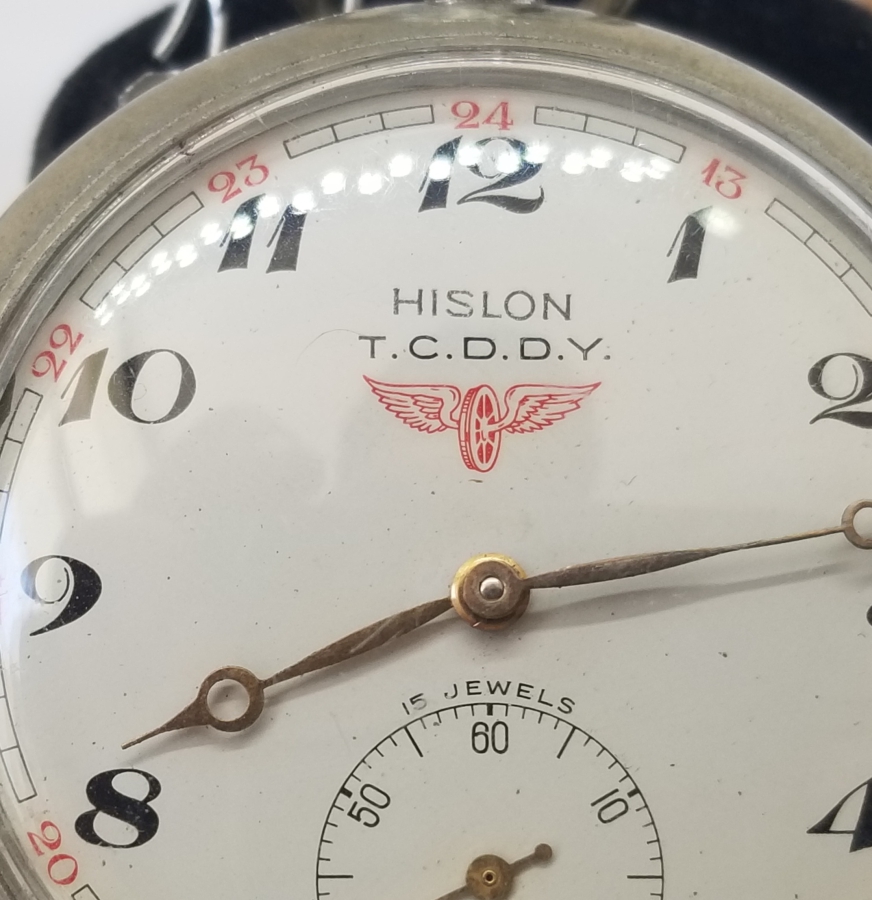 ORİJİNAL KÖSTEĞİYLE ANTİKA KURMALI HİSLON CEP SAATİ