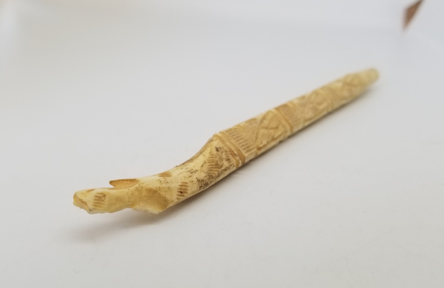 OSMANLI DÖNEMİ KABARTMA İŞÇİLİKLİ EL YAPIMI NADİR KEMİK DİVİT