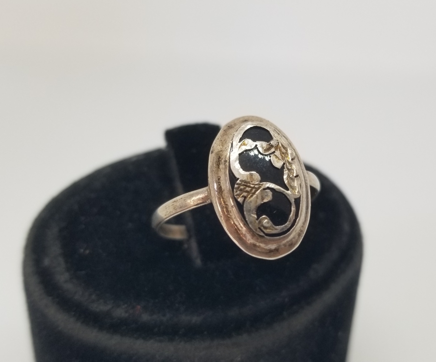 OSMANLI DÖNEMİ EL YAPIMI OLTU TAŞLI ÖZEL YAPIM GÜMÜŞ YÜZÜK