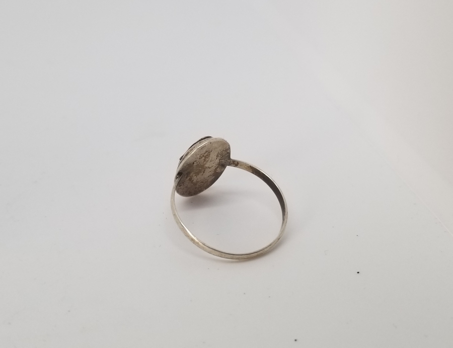 OSMANLI DÖNEMİ EL YAPIMI OLTU TAŞLI ÖZEL YAPIM GÜMÜŞ YÜZÜK