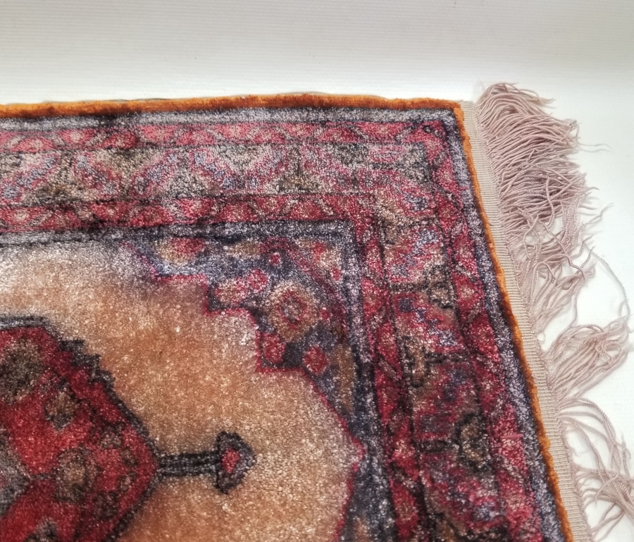 EL DOKUMA ANTİKA KAYSERİ İPEK ÇOCUK SECCADESİ