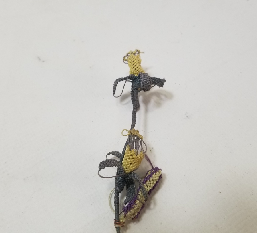 OSMANLI DÖNEMİ İĞNE OYALI KOZAK YÖRESİ NADİR GELİN ÇİÇEĞİ