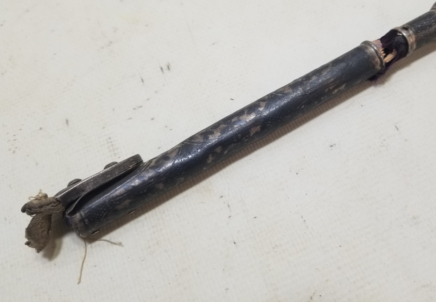 OSMANLI DÖNEMİ GÜMÜŞ SAVATLI AT KAMÇISI PARÇALARI