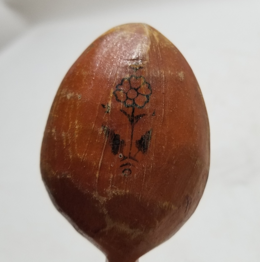 EL BOYAMA ANTİKA TAHTA KAŞIK