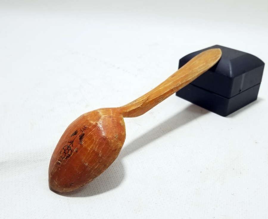 EL BOYAMA ANTİKA TAHTA KAŞIK