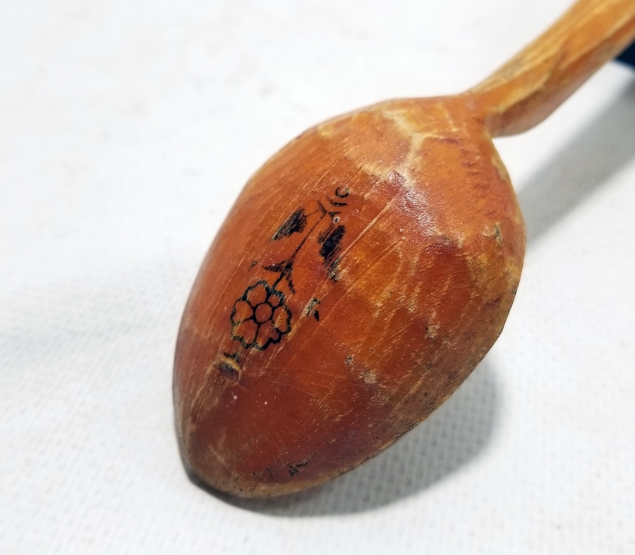 EL BOYAMA ANTİKA TAHTA KAŞIK