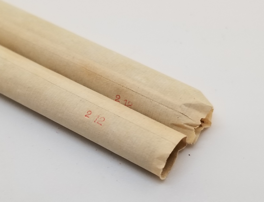 OSMANLI DÖNEMİ ALTIN VARAKLI KAĞITLI 2 ADET SİGARA