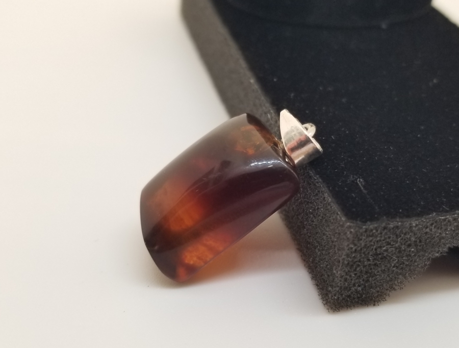 ÖZEL YAPIM DAMLA KEHRİBAR KOLYE