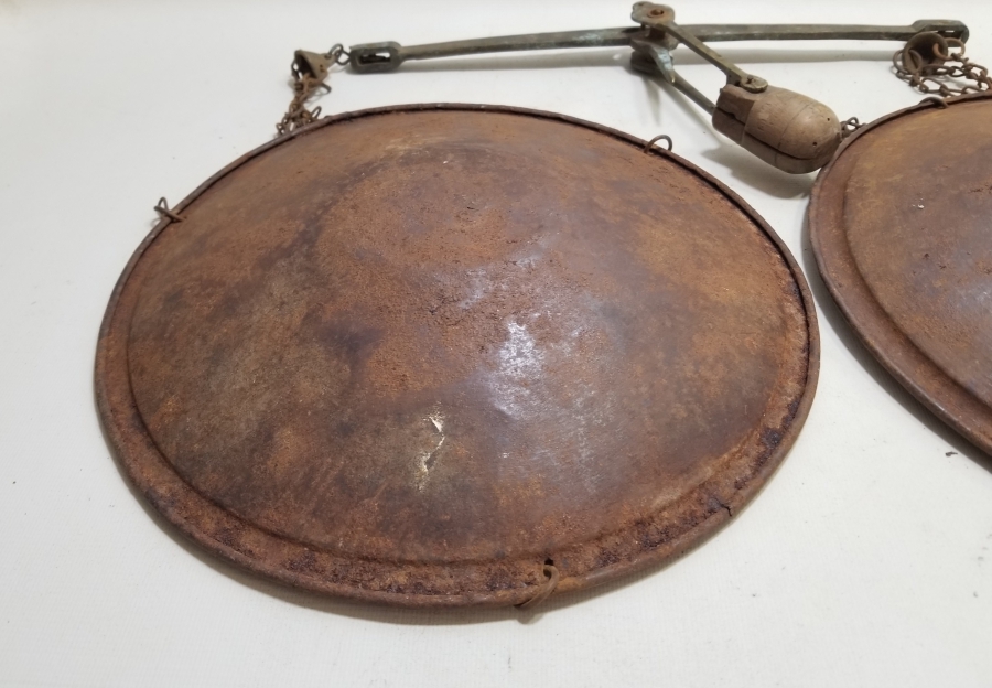 ÇİFT KEFELİ ANTİKA TERAZİ