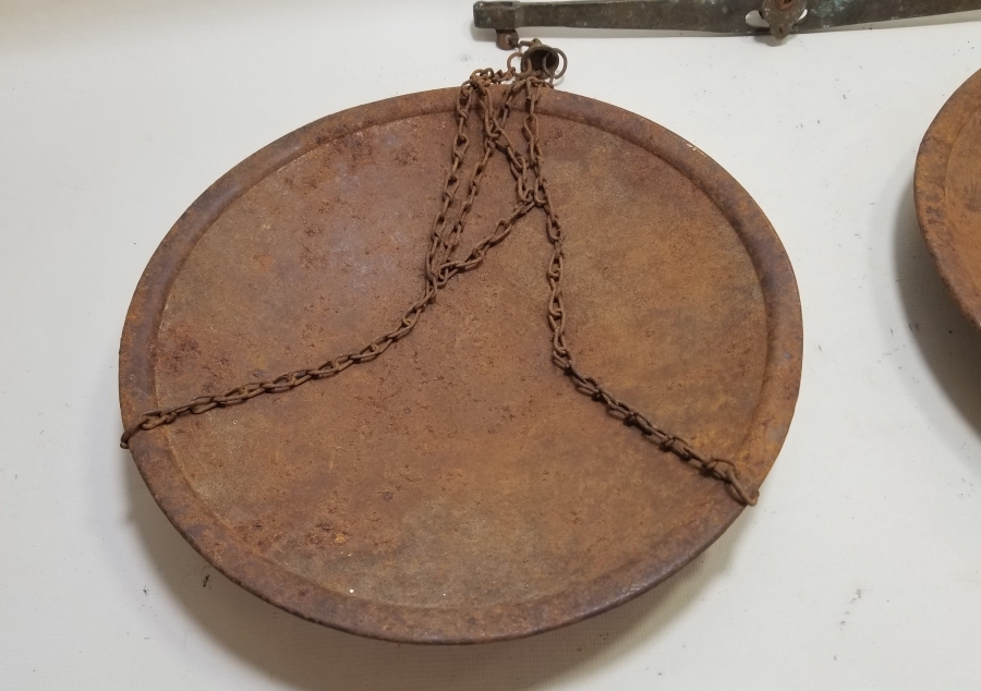 ÇİFT KEFELİ ANTİKA TERAZİ