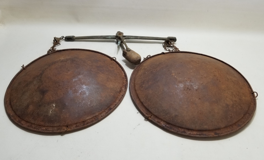 ÇİFT KEFELİ ANTİKA TERAZİ