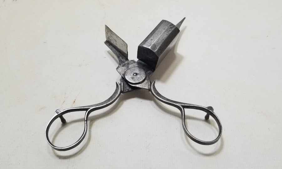 OSMANLI DÖNEMİ EL YAPIMI MUM MAKASI