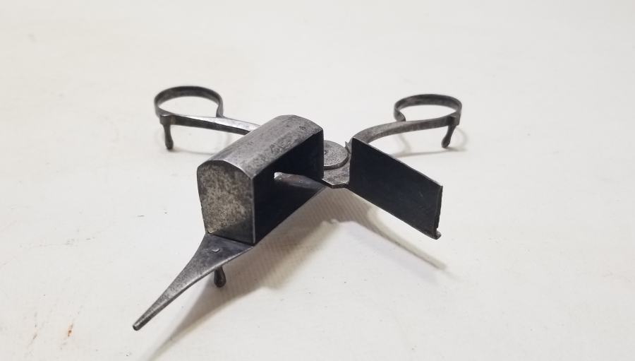 OSMANLI DÖNEMİ EL YAPIMI MUM MAKASI