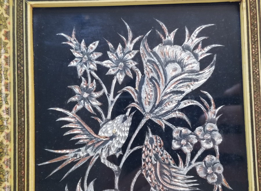 MARKUTERİ İŞÇİLİKLİ ÇERÇEVESİNDE ANTİKA PANO