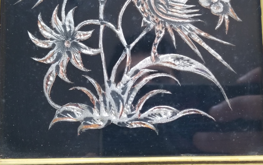 MARKUTERİ İŞÇİLİKLİ ÇERÇEVESİNDE ANTİKA PANO