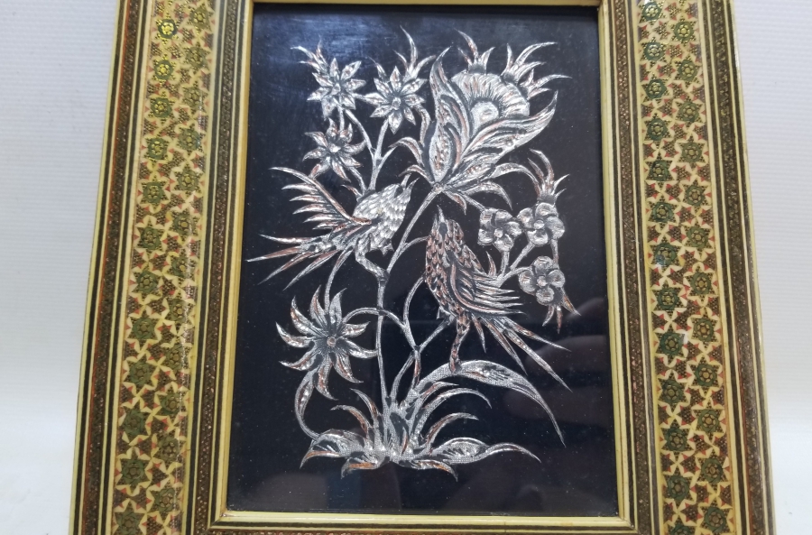 MARKUTERİ İŞÇİLİKLİ ÇERÇEVESİNDE ANTİKA PANO