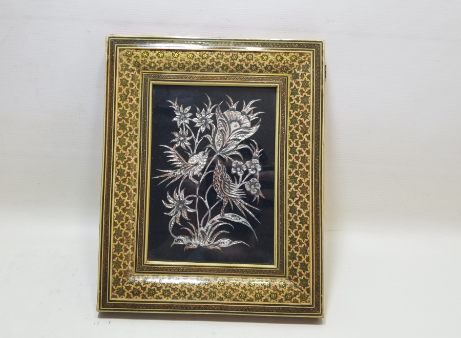 MARKUTERİ İŞÇİLİKLİ ÇERÇEVESİNDE ANTİKA PANO