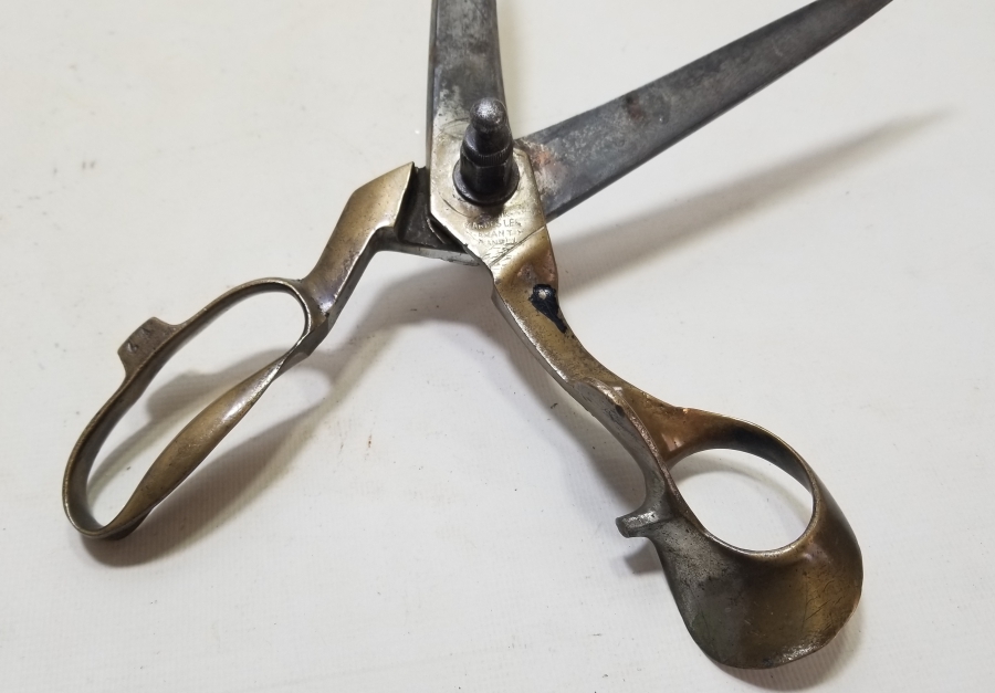 BÜYÜK BOY YERLİ YAPIM ANTİKA TERZİ MAKASI