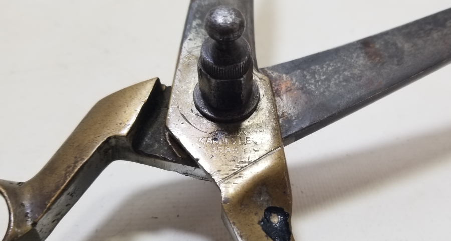 BÜYÜK BOY YERLİ YAPIM ANTİKA TERZİ MAKASI