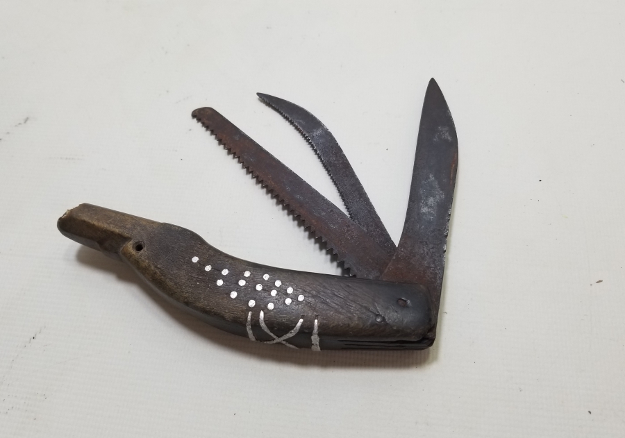 NADİR TİPTE OSMANLI DÖNEMİ EL YAPIMI BAĞ - AŞI BIÇAĞI