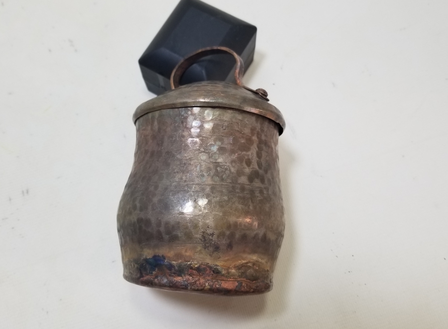 OSMANLI DÖNEMİ EL YAPIMI BAKIR TEREYAĞ DEPMESİ