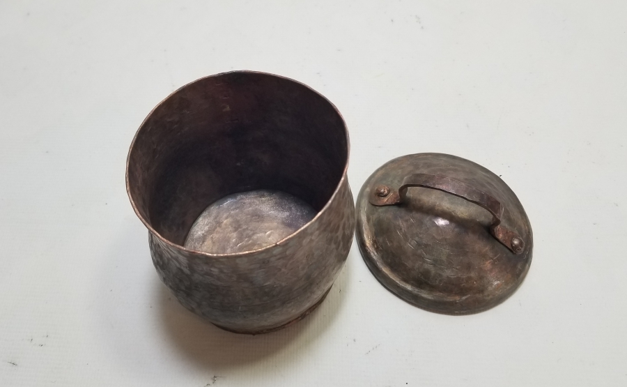 OSMANLI DÖNEMİ EL YAPIMI BAKIR TEREYAĞ DEPMESİ