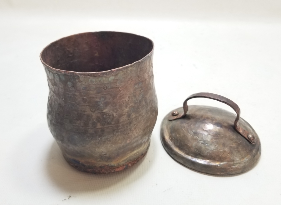 OSMANLI DÖNEMİ EL YAPIMI BAKIR TEREYAĞ DEPMESİ