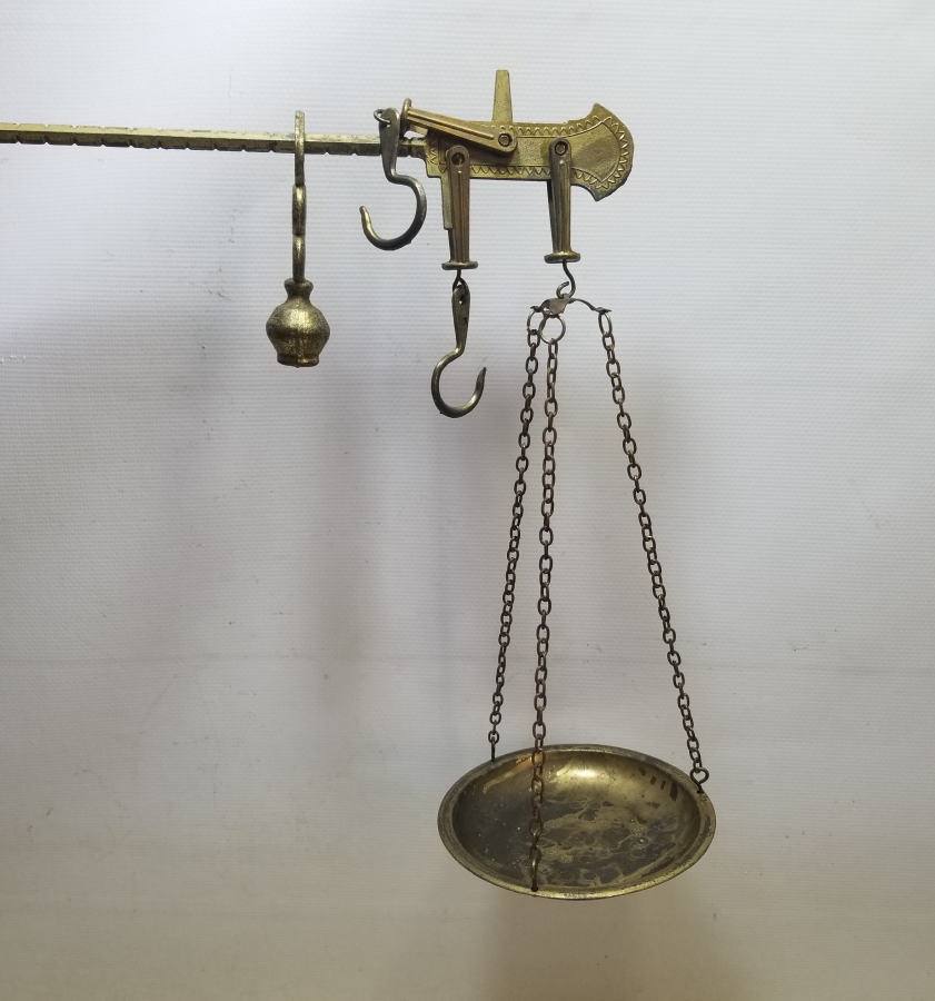 ANTİKA DEKORATİF BAHARATÇI TERAZİSİ