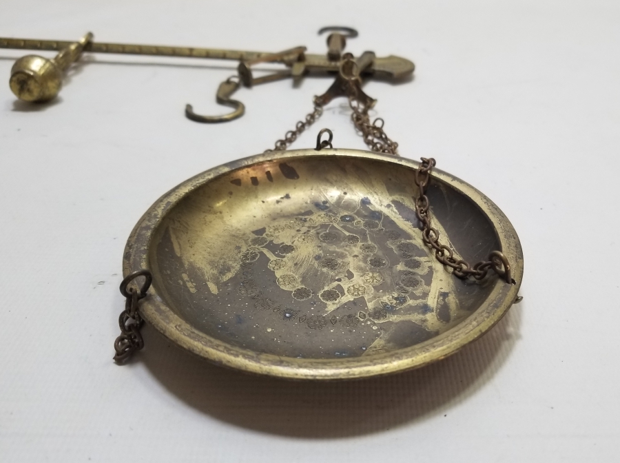 ANTİKA DEKORATİF BAHARATÇI TERAZİSİ