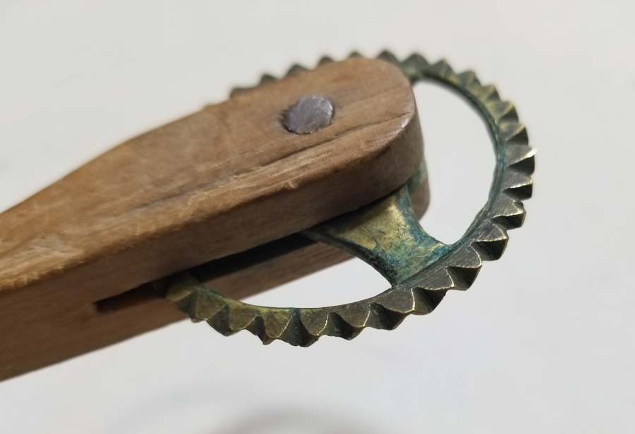 OSMANLI DÖNEMİ EL YAPIMI HAMUR KESME ALETİ