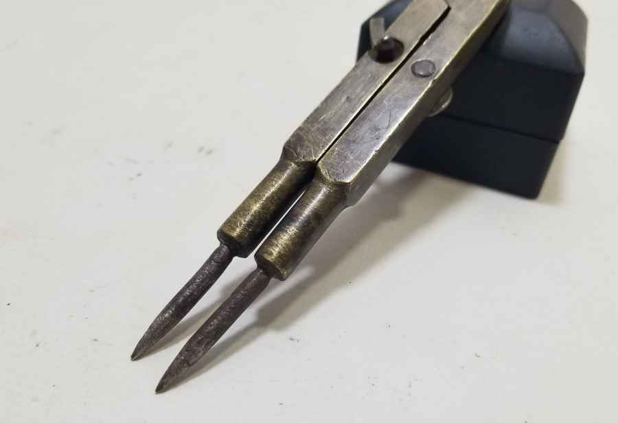 OSMANLI DÖNEMİ EL YAPIMI MÜHENDİS PERGELİ