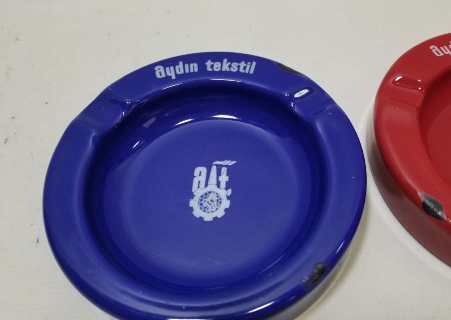 İKİ ADET ANTİKA EMAYE KÜLLÜK