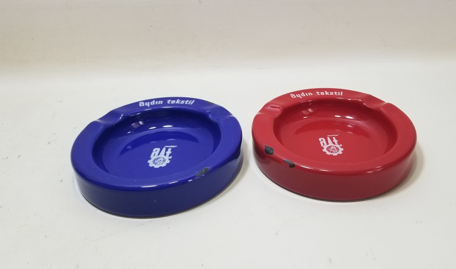 İKİ ADET ANTİKA EMAYE KÜLLÜK