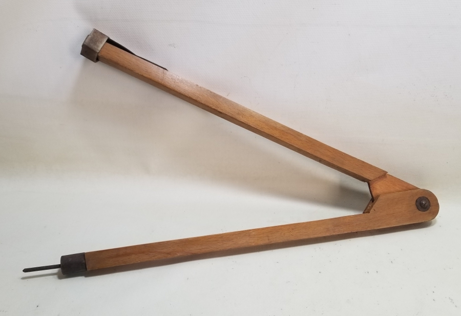 OSMANLI DÖNEMİ DEV BOYDA EL YAPIMI NADİR MÜHENDİS PERGELİ