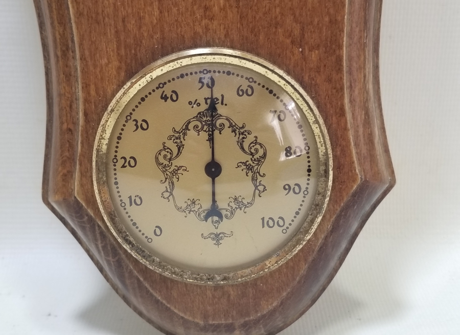 BAROMETRELİ VE DERECELİ ANTİKA GÖSTERGE