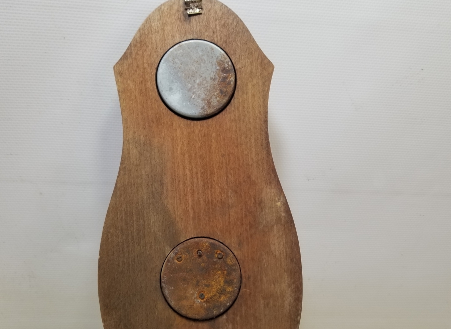 BAROMETRELİ VE DERECELİ ANTİKA GÖSTERGE