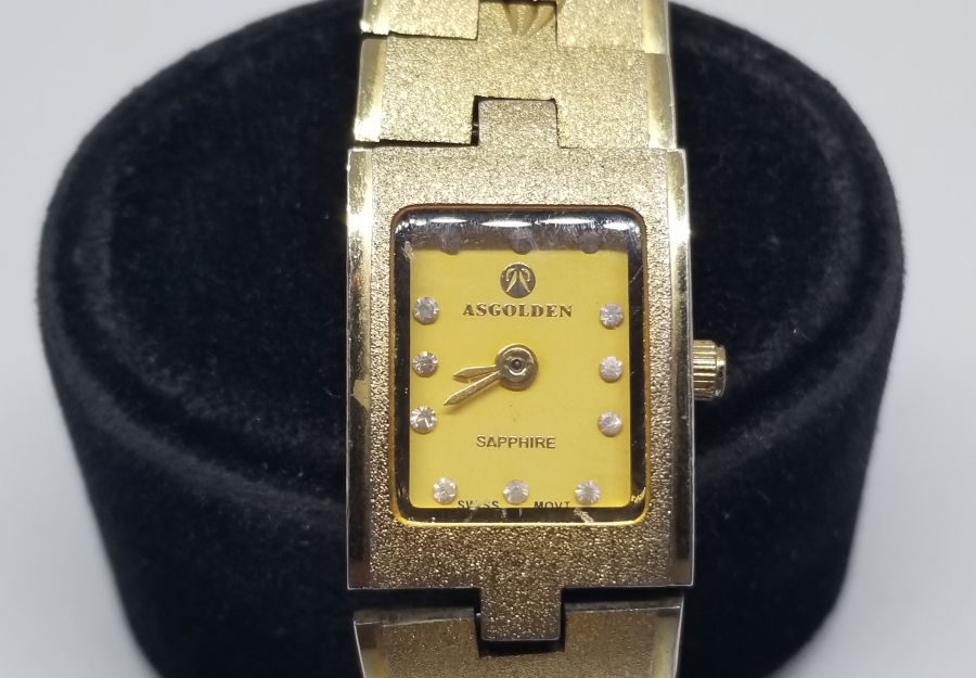 ALTIN KAPLAMA PİLLİ KOL SAATİ