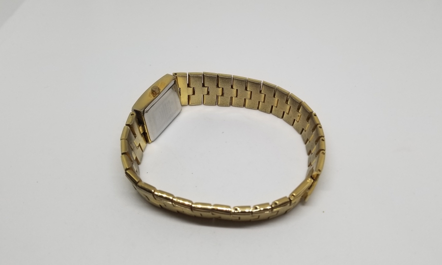 ALTIN KAPLAMA PİLLİ KOL SAATİ