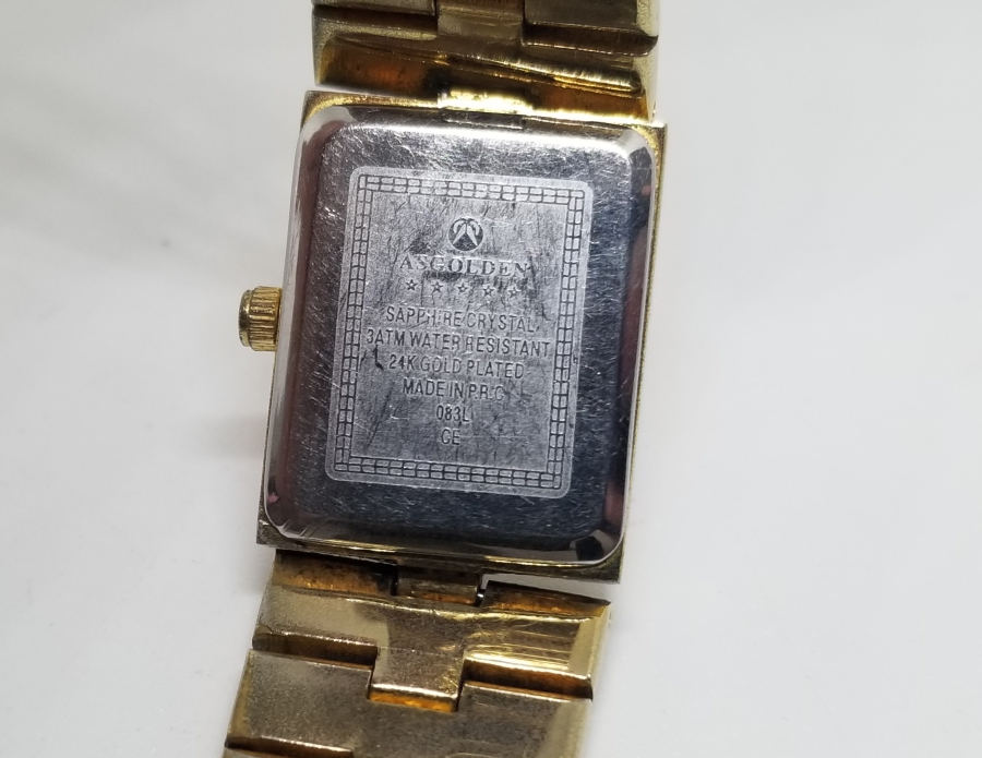 ALTIN KAPLAMA PİLLİ KOL SAATİ