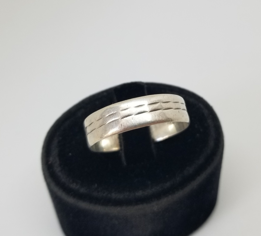 İÇİ USTA DAMGALI NADİR GÜMÜŞ ALYANS