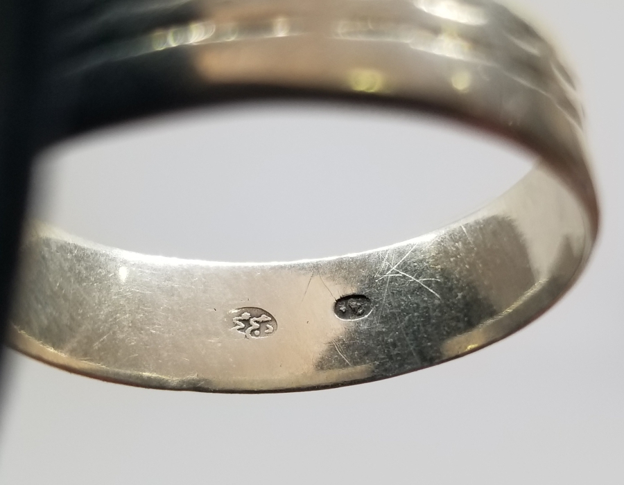 İÇİ USTA DAMGALI NADİR GÜMÜŞ ALYANS