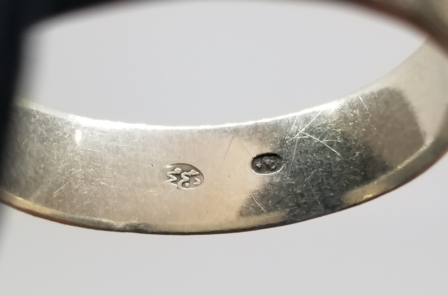 İÇİ USTA DAMGALI NADİR GÜMÜŞ ALYANS