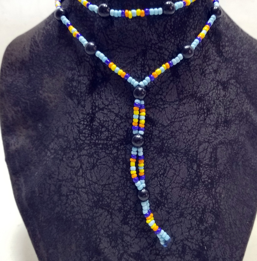 OPAL BONCUKLU CEZAEVİ YAPIMI EL İŞİ GERDANLIK