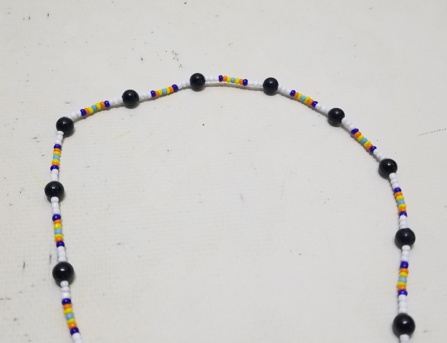 OPAL BONCUKLU CEZAEVİ YAPIMI EL İŞİ GERDANLIK