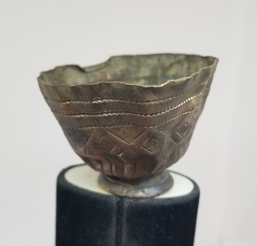 KALEM VE KABARTMA İŞÇİLİKLİ OSMANLI DÖNEMİ TOMBAK FİNCAN ZARFI