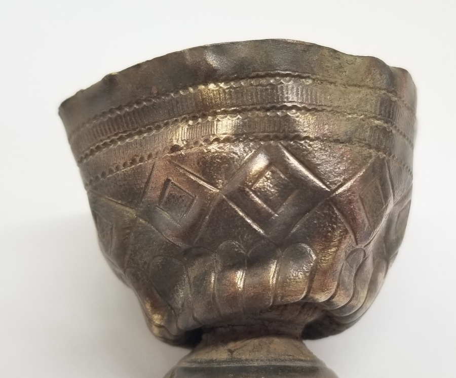 KALEM VE KABARTMA İŞÇİLİKLİ OSMANLI DÖNEMİ TOMBAK FİNCAN ZARFI