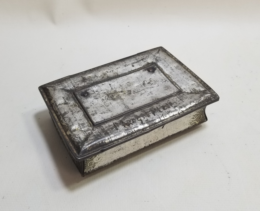 EL YAPIMI ANTİKA PUL KUTUSU