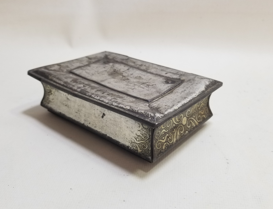 EL YAPIMI ANTİKA PUL KUTUSU