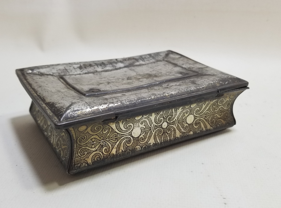 EL YAPIMI ANTİKA PUL KUTUSU