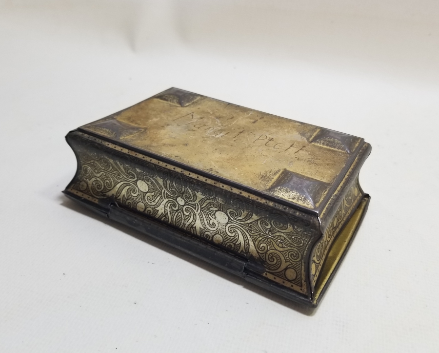 EL YAPIMI ANTİKA PUL KUTUSU